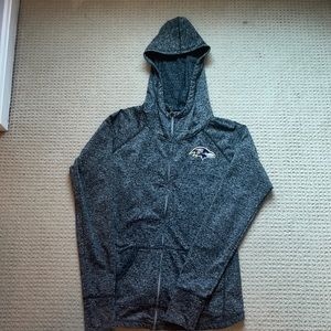 Baltimore Ravens Woman’s NFL zip up hoodie - grey